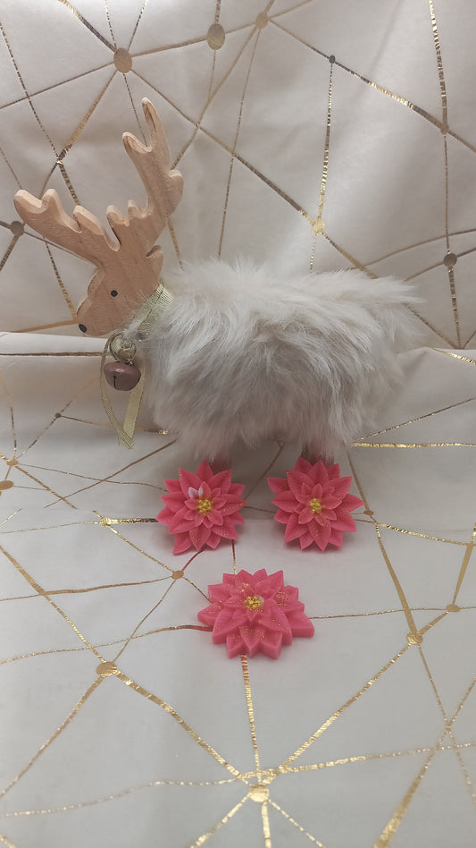 Fondant poinsettia