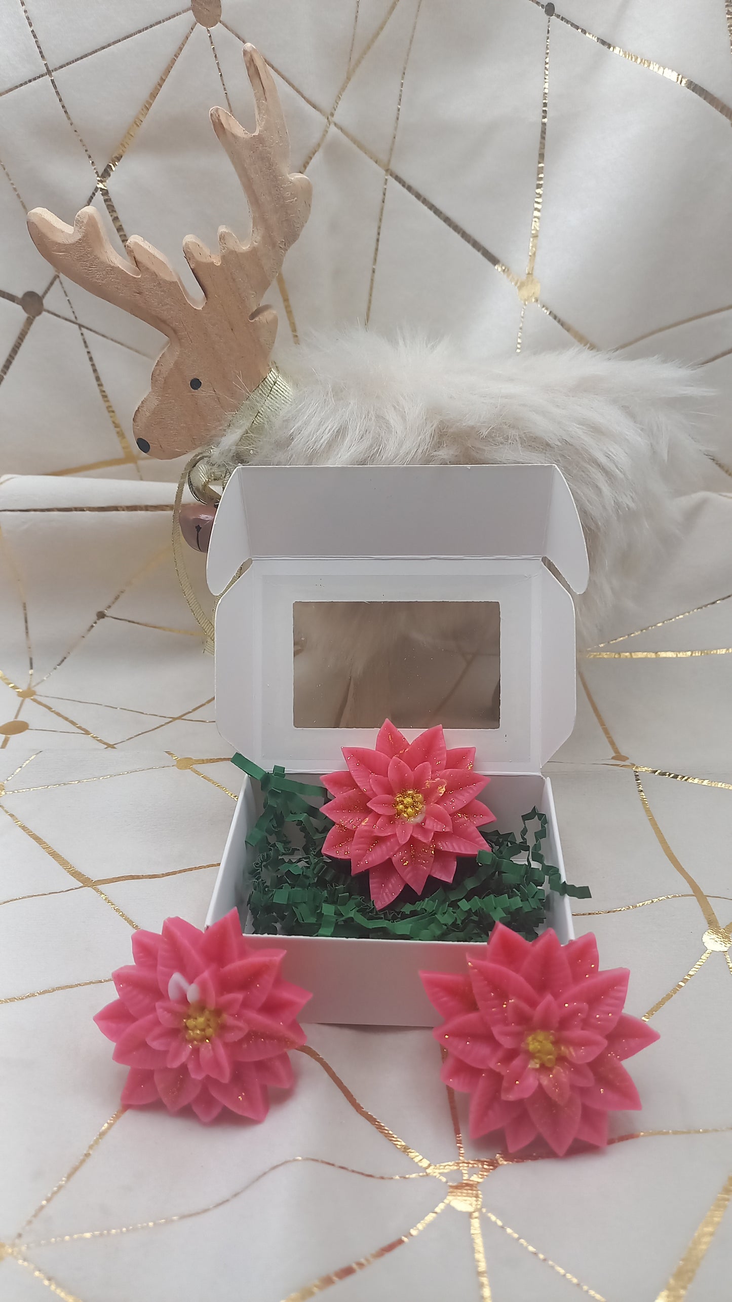 Fondant poinsettia