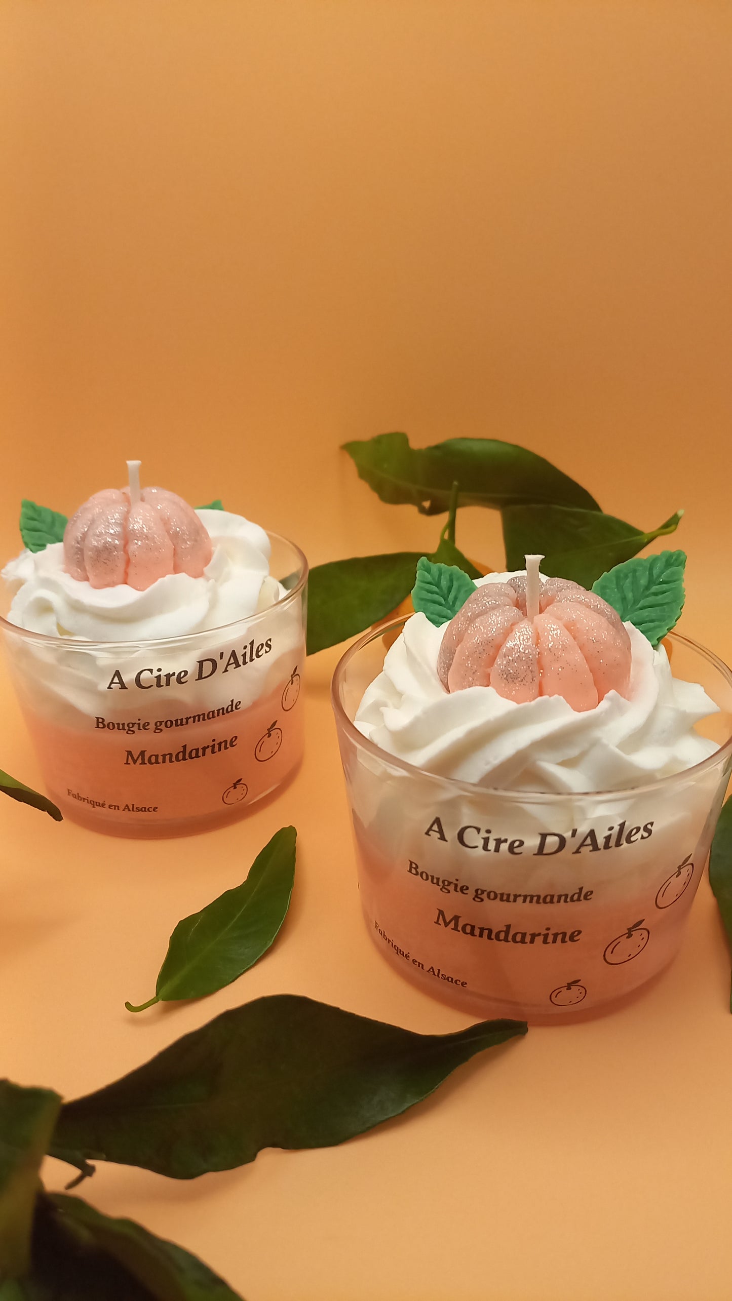 Bougie gourmande Mandarine