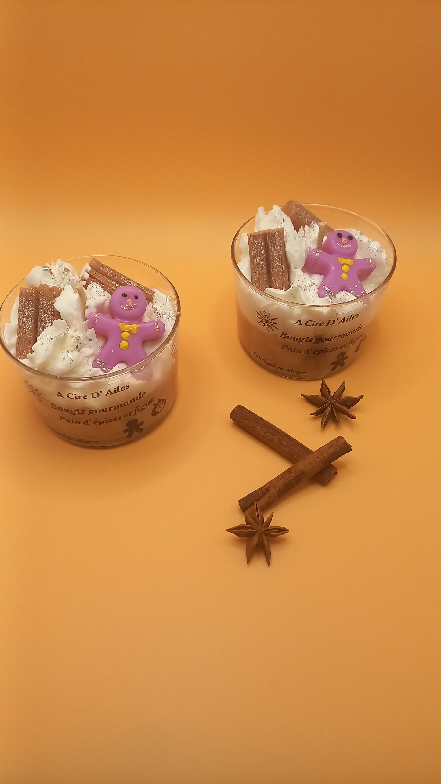 Bougie gourmande Pain d'épices et figue