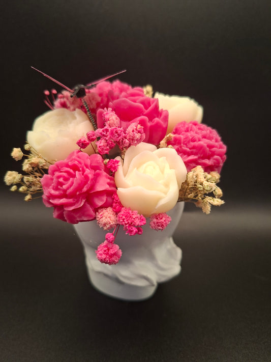 Princesse aux fleurs rose éternelle