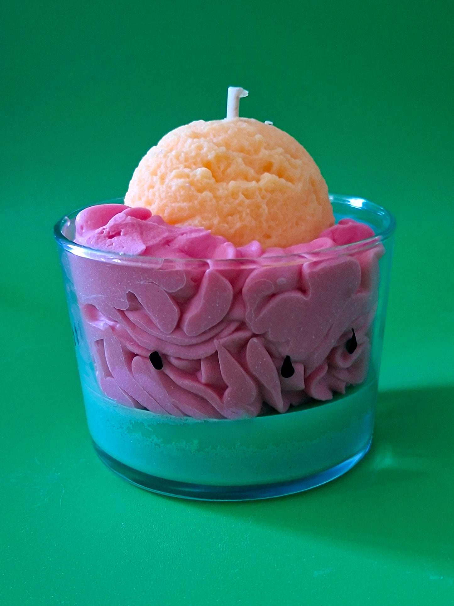 Bougie gourmande pastèque melon