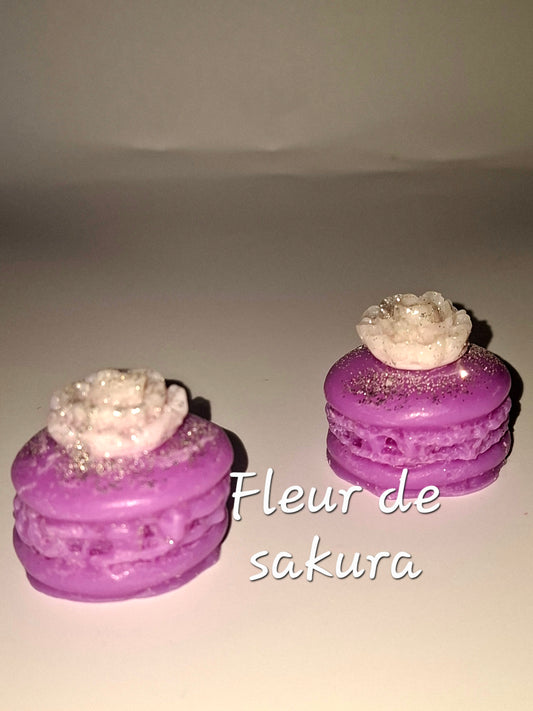 Macaron fleuri