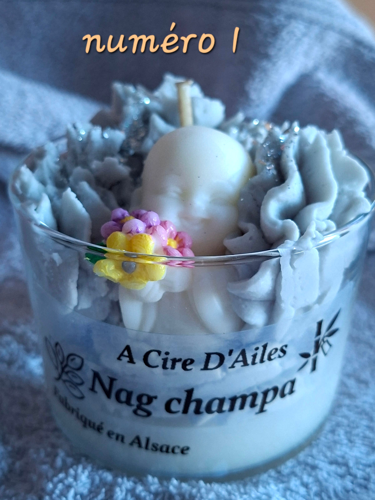 Bougie gourmande nag champa numéro 1