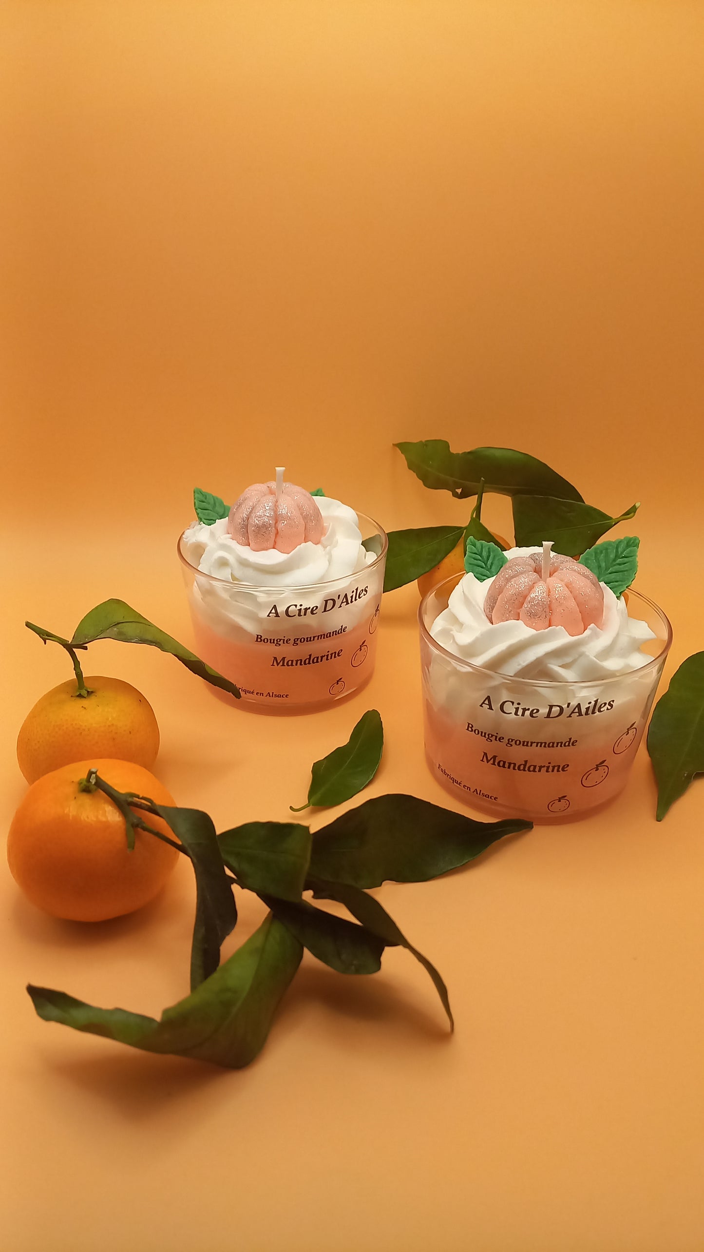 Bougie gourmande Mandarine