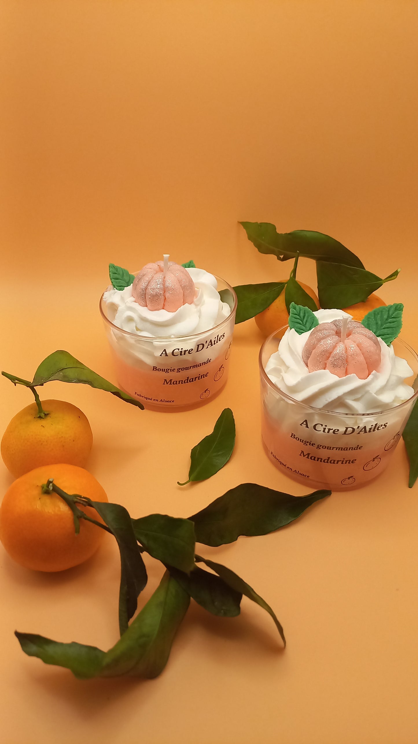 Bougie gourmande Mandarine