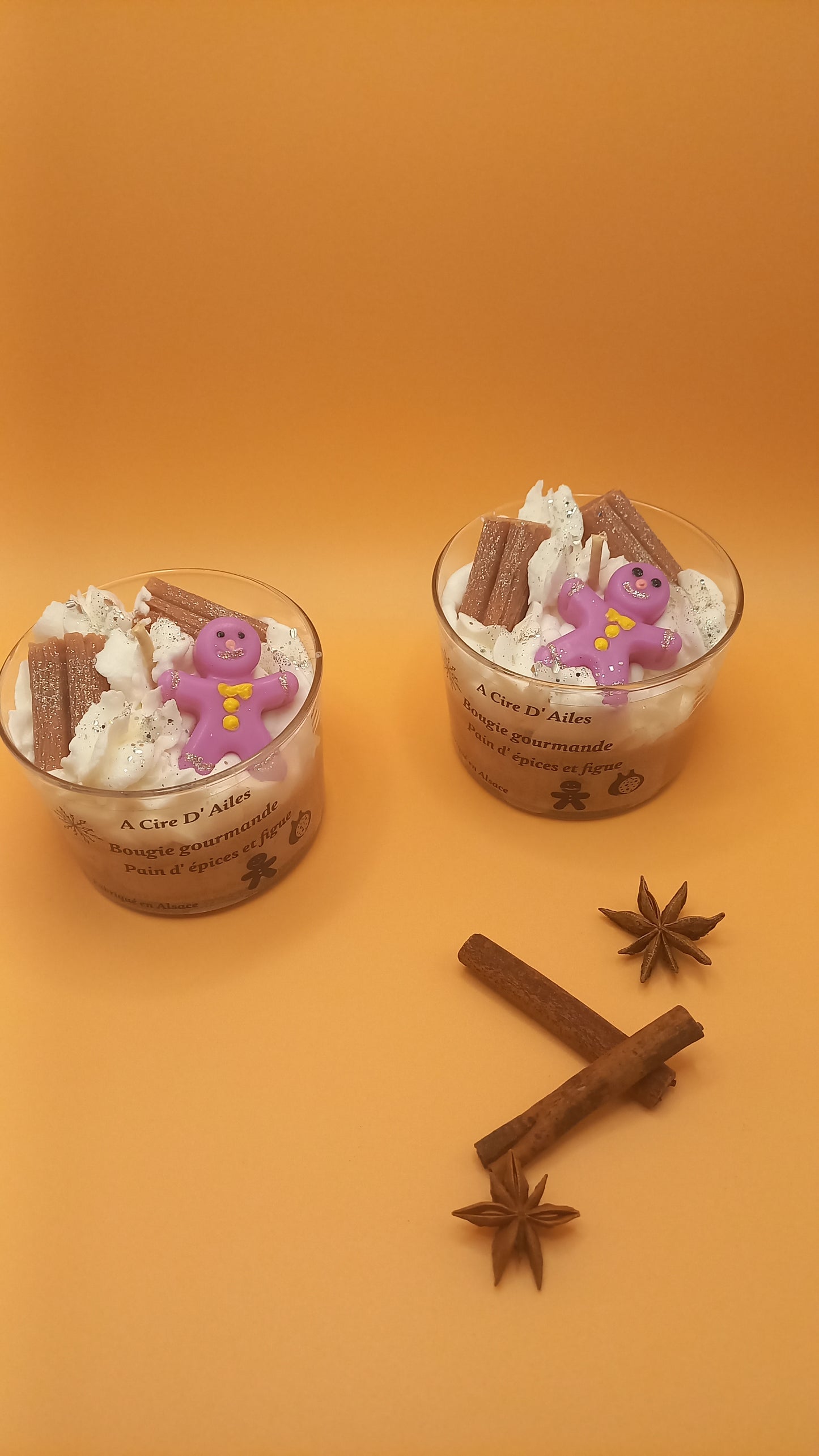 Bougie gourmande Pain d'épices et figue