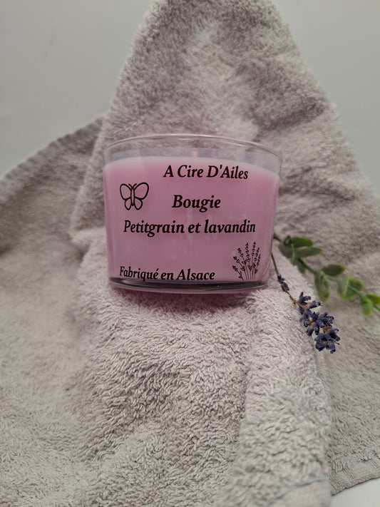Bougie petit grain et lavandin