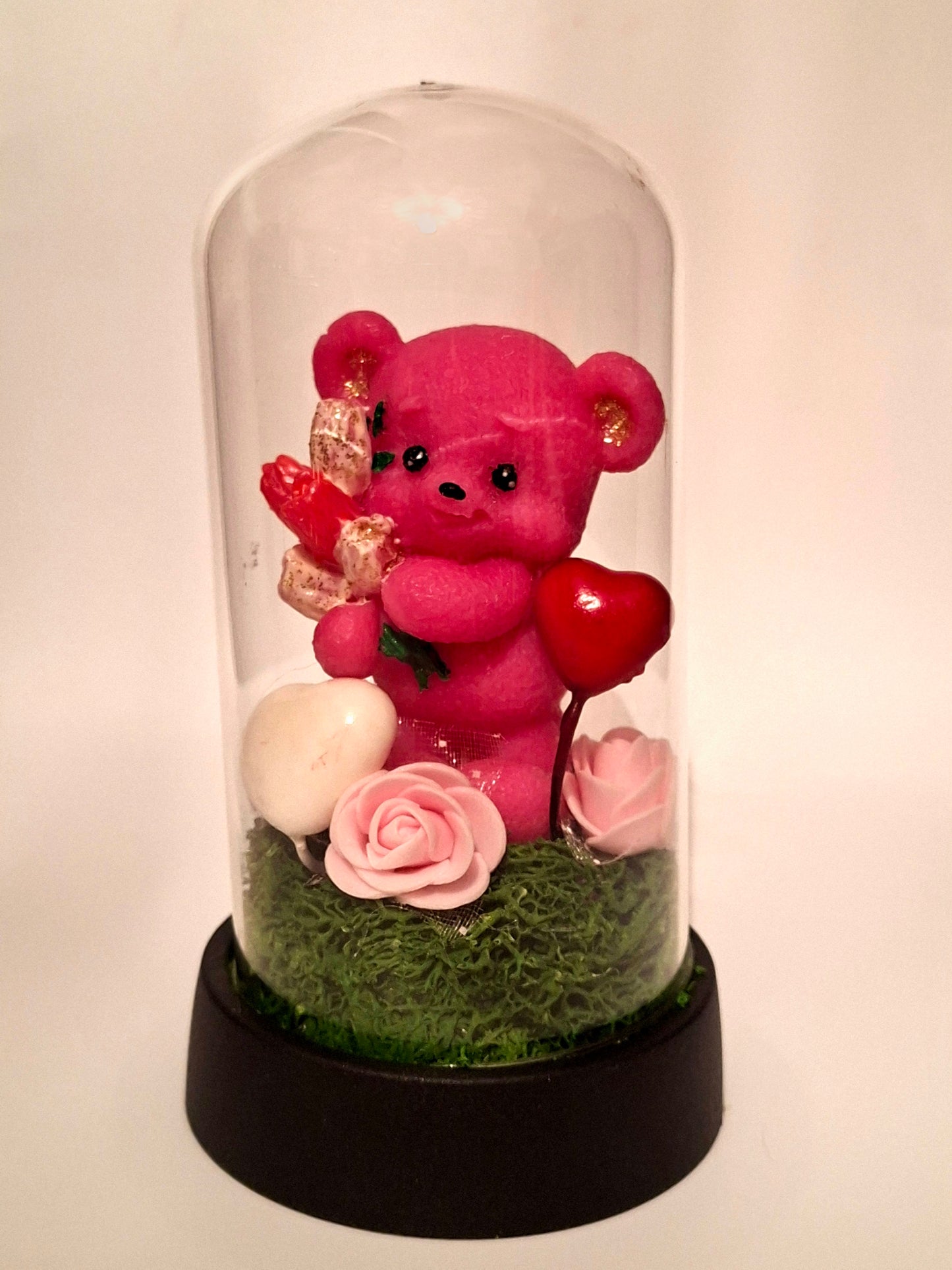 Cloche nounours bouquet N°2