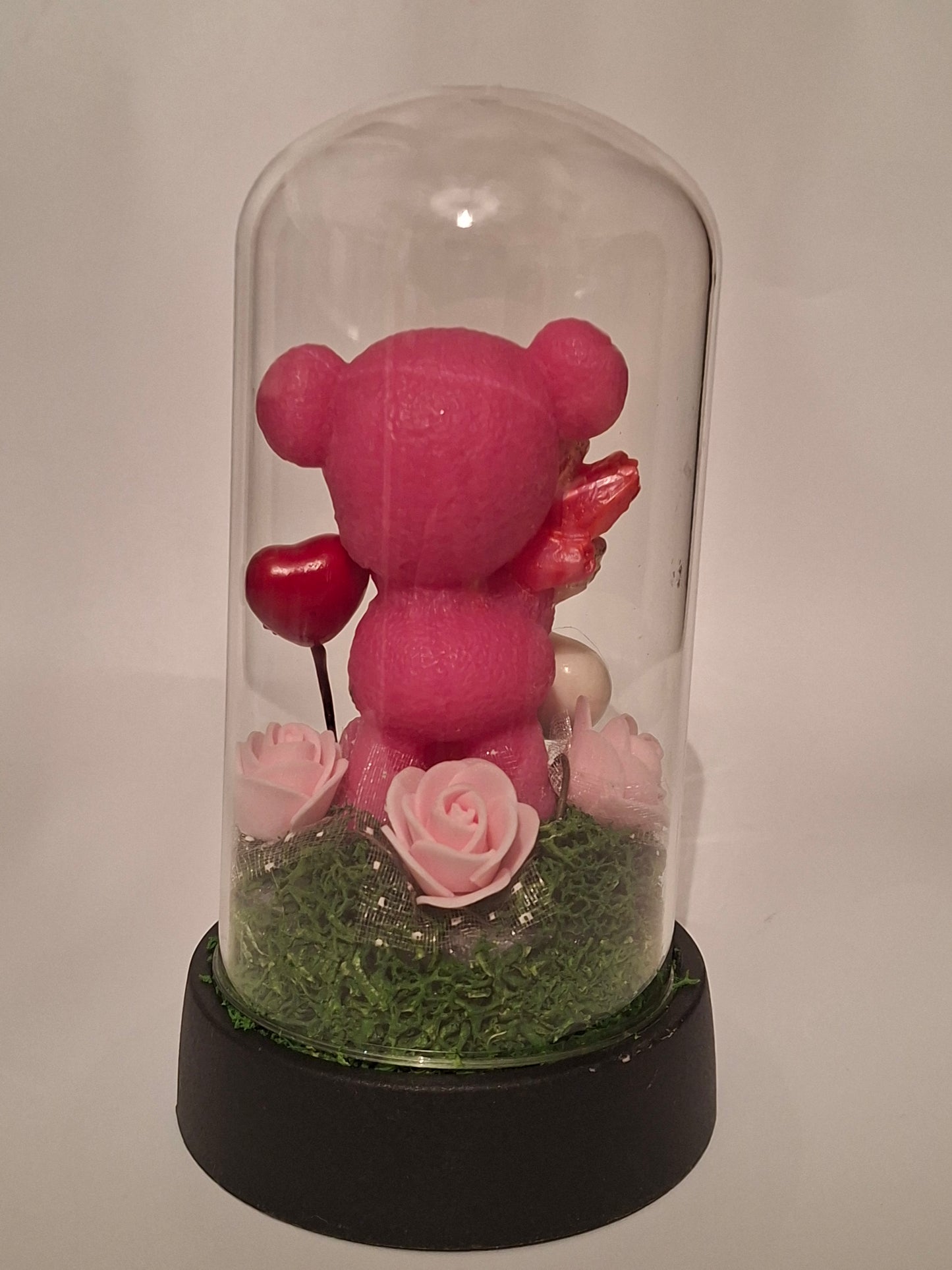 Cloche nounours bouquet N°2