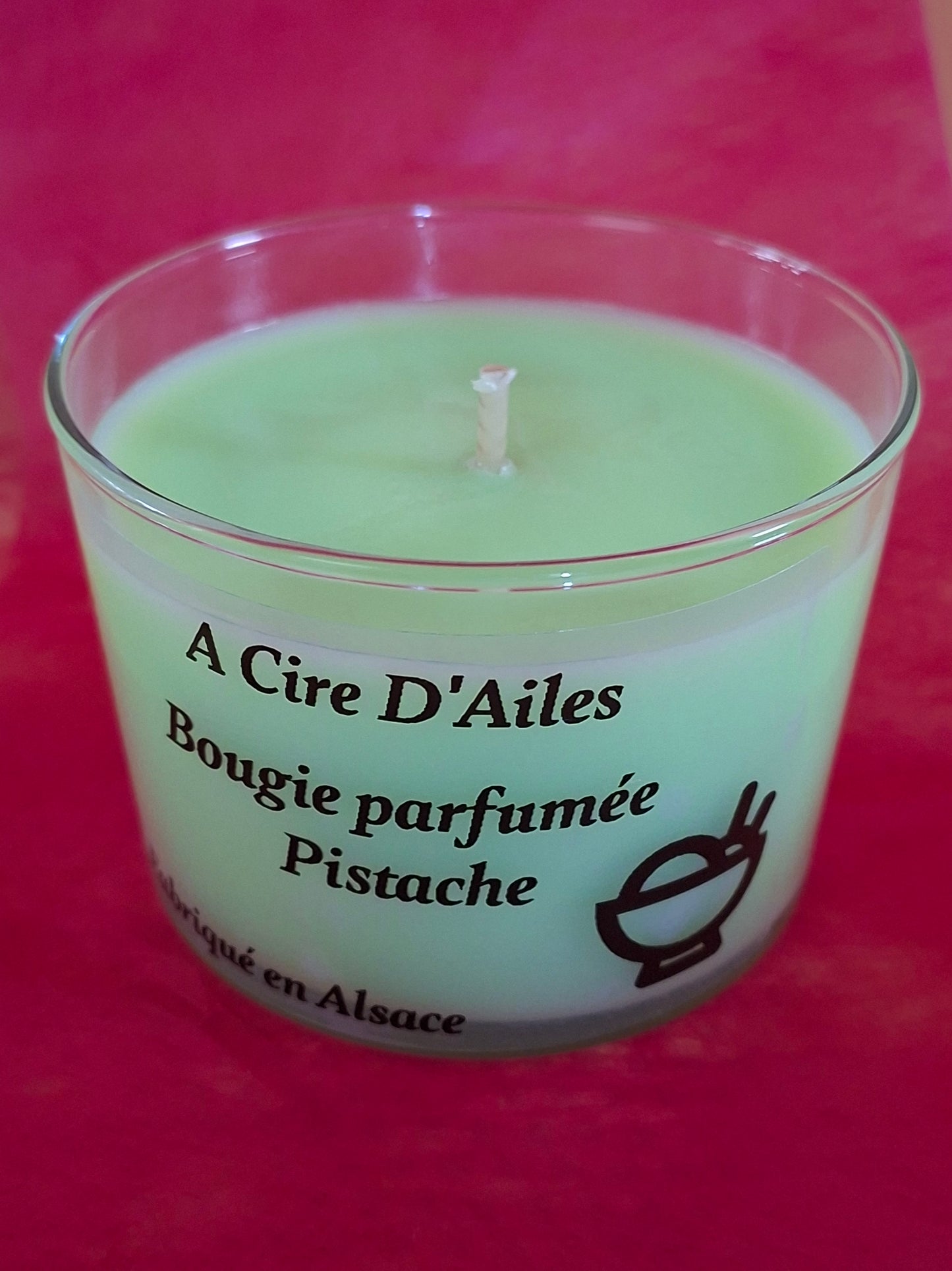 Bougie parfumée pistache