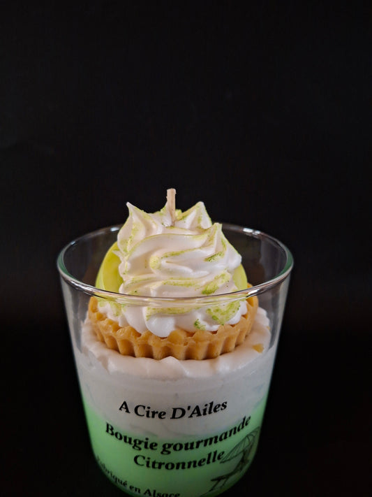 Bougie  gourmande citronnelle