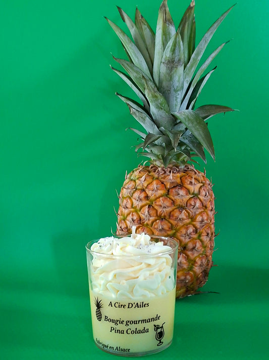 Bougie gourmande pina colada