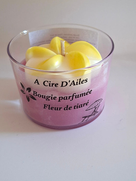 Bougie parfumée  fleur de tiaré