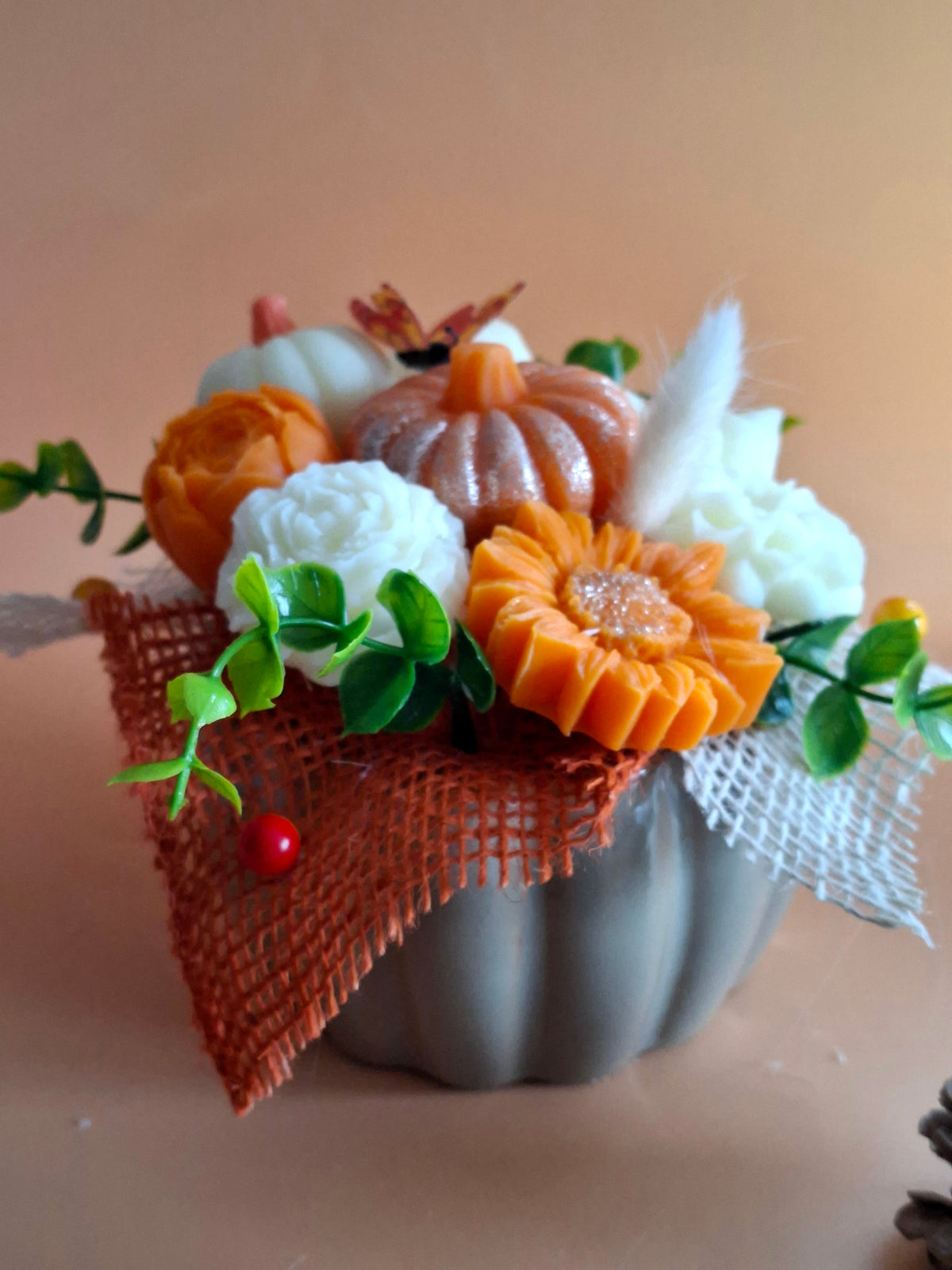 Citrouille fleuri