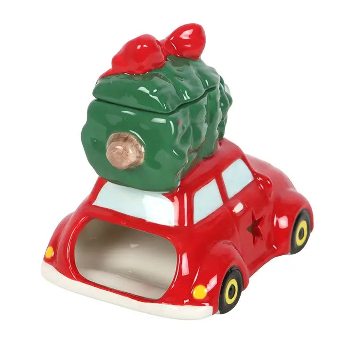 Brûleur voiture rouge de Noël