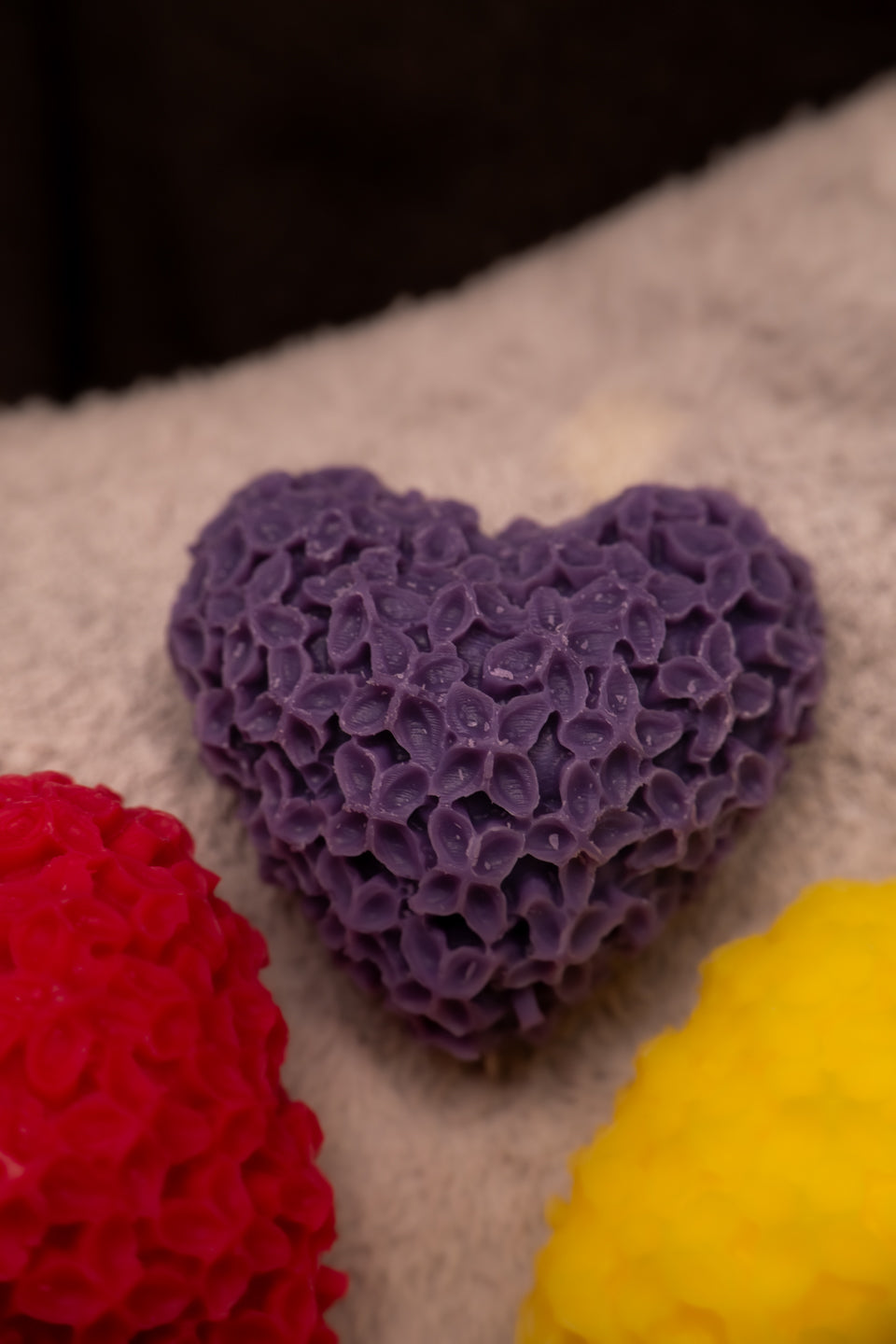 Fondant cœur fleuri